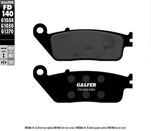 Original Bremsklötze Set vorne & hinten Galfer für Peugeot Satelis 400 - Bild 1 von 2