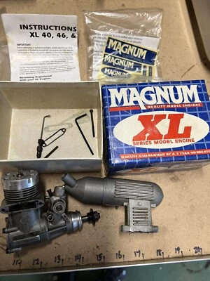 Magnum XL 46A RC Model Airplane Engine In Box - Image 1 of 4