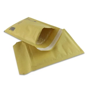 GOLD PADDED BUBBLE ENVELOPES 270X360MM A3 ROYAL MAIL POSTAGE POSTING MAILERS - Picture 1 of 5