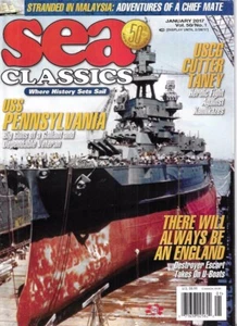 Sea Classics Magazin Januar 2017 Malaysia USS Pennsylvania USCG Taney Kamikazes - Bild 1 von 12