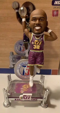 Karl Malone Utah Jazz NBA 75th Anniversary Bobblehead W/ Original Box /275! Cover