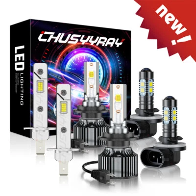 Para For Chevrolet Optra 2004-2010 6X blanco LED Faros niebla Bombillas Kit - Image 1 of 4