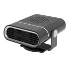Car Heater Interior Defrost Defog 2 in 1 Hot Air Blower With 360° Rotation Base