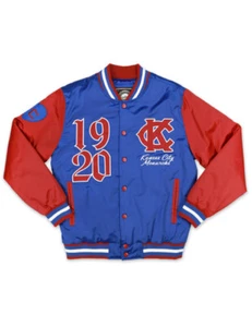 KANSAS CITY MONARCHS BASEBALL JACKET  NLBM Baseball Coat - Picture 1 of 2