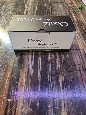 CAMBRIDGE SOUNDWORKS 【NEW】OONTZ ANGLE 3 PLUS PORTABLE BLUETOOTH SPEAKER SUPERIOR SOUND 30-HOUR PLAY