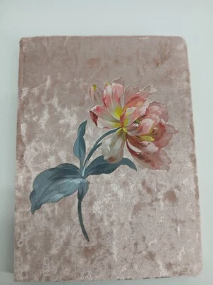 Punch Studio Light Pink Velour  Writing Journal 46742 - Image 1 of 4