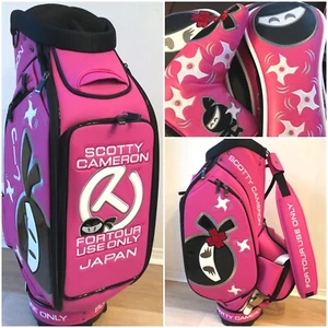 SCOTTY CAMERON 2020 PINK WASABI TOUR BAG & COVER SET JAPAN ONLY 1 / 50 - Picture 1 of 1