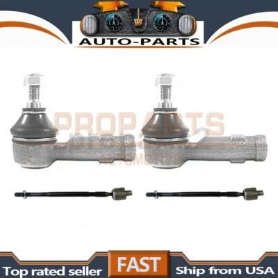 Front Inner Outer Tie Rod Ends 4PCS For 1995 1996 1997 1998 Hyundai Sonata 3.0L - Image 1 of 4