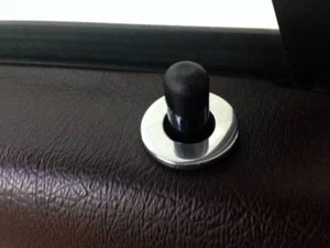 D Porsche 911 G Modell - Chrom Ringe für Türpin - Aluminium poliert 2 Ringe - Picture 1 of 3