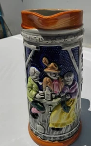 Taza de cerámica vintage estilo alemán cerveza Stein hecha en Japón para beber - Imagen 1 de 7