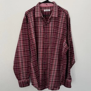 Tommy Bahama Men's XXL Long Sleeve Shirt 100% Silk Casual Plaid Button Up - Picture 1 of 11
