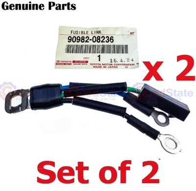 Genuine LandCruiser HJ75 FJ75 BJ75 BJ73 BJ70 3B 3F 2H Fusible Link Wire Set x2 - Image 1 of 3