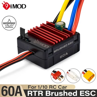 60A Brushed Regler Electronic Speed Controller 2-3S BEC 5V/2A für 550 540 Motor - Bild 1 von 4