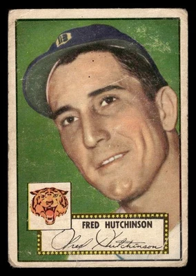 1952 Topps #126 Fred Hutchinson - Grado bajo *TedsCardShack* Foto 1 de 2