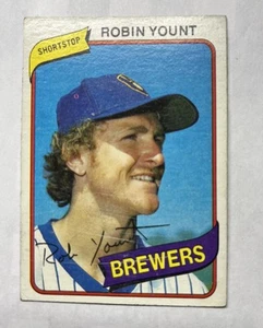 1980 Topps ROBIN YOUNT #265 🔥 Milwaukee Brewers VTG - Picture 1 of 3