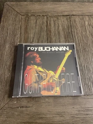 CD MADNESS-CLEAN,MUSIC JUNKIE,HOARDER DIED-ROY BUCHANAN-GUITAR ON FIRE CD - Image 1 of 4