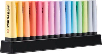 BOSS ORIGINAL Pastel - Evidenziatore - Desk-Set - 15 Evidenziatori Pastel - Immagine 1 di 4