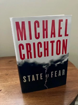 Michael Crichton State of Fear Signed First Edition Foto 1 de 4