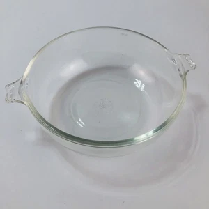De colección Pyrex 019 Vidrio Transparente Utilitario Plato para Hornear Cuenco 20oz Asas Redondas - Sin Tapa - Imagen 1 de 8