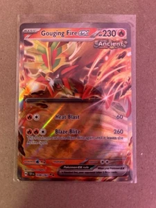 Pokémon TCG Gouging Fire ex Scarlet & Violet-Temporal Forces 038/162 Holo Double - Foto 1 di 2