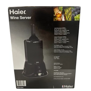 Haier Wine Server HW01BBB - Bottle Chiller & Dispenser - NEW IN BOX - Picture 1 of 5