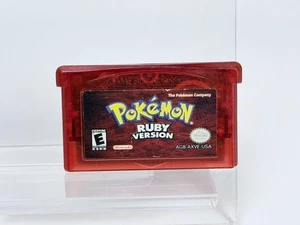 Pokemon: Ruby Version (Nintendo Game Boy Advance, GBA) Authentic *DAMAGED* - Picture 1 of 7
