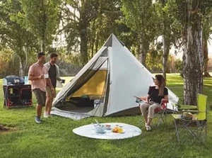 Ozark Trail 8-Person Teepee Tent Olive Green Double Layered - BRAND NEW - Picture 1 of 7