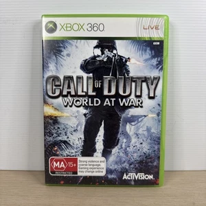 COD Call of Duty: World at War - Xbox 360 Game Complete With Manual PAL - Picture 1 of 8