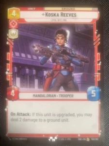 Star Wars Unlimited - Koska Reeves - SHD 150 NM - Bild 1 von 1