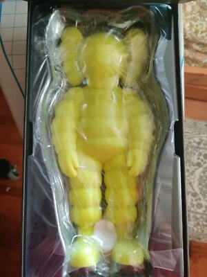 kaws What Party Open Edition Yellow Action Figure - Image 1 of 2