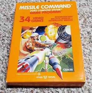 Atari 2600 7800 - Missile Command - Sealed NOS New w/ hang tag - Picture 1 of 8