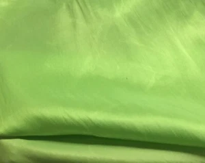 Green Taffeta Fabric 60” Width Sold By The Yard - Picture 1 of 2