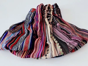 Women Boho Bohemian Cotton Linen Dreads Wide Bandana Hair Band Headband Durag - Picture 1 of 45