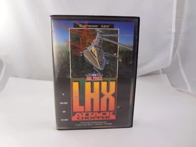 LHX Attack Chopper (Sega Genesis, 1992) Authentic Game Cartridge, CIB Complete - Image 1 of 3