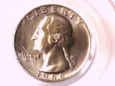 1966 P Washington Quarter PCGS MS 67 SMS 2831778 Lightly Toned - Image 1 of 4