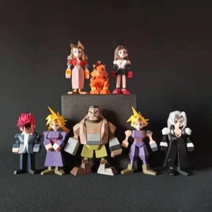 Final Fantasy VII FF7 Polygon Figur - Cloud Tifa Aerith Cartoon Collection - Bild 1 von 19