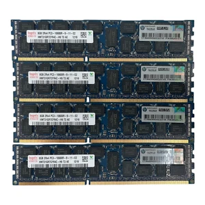 LOT OF 26 HP 500205-071 8GB 2Rx4 PC3-10600R Hynix HMT31GR7CFR4C-H9 DIMMs - Picture 1 of 3