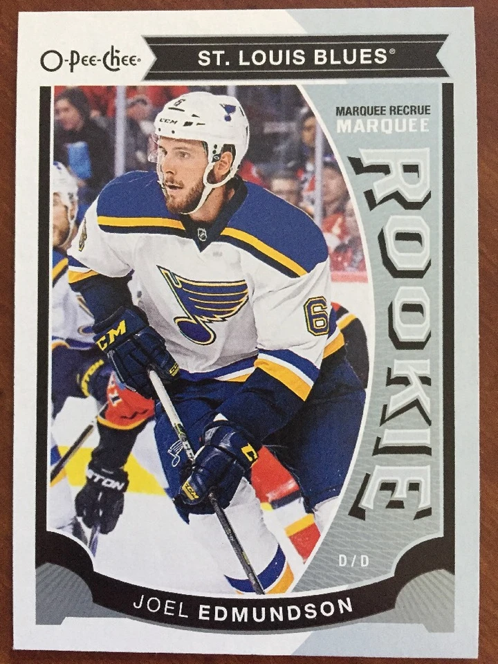 15-16 UD Hockey Series 2 Marquee Rookie Joel Edmundson  #U22 RC O-Pee-Chee - Image 1 of 1