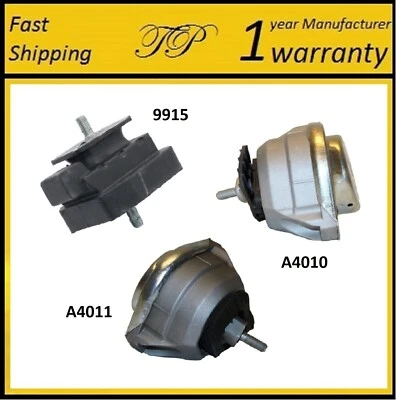 3 PCS FRONT MOTOR & TRANS MOUNT FOR 2006-2010 BMW 650I 4.8L - AUTO TRANS Foto 1 de 4