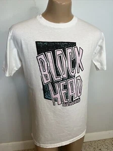 Vintage 1980’s BLOCKHEAD Skateboards T shirt Lg POWELL Dogtown ALVA Santa Cruz - Picture 1 of 6