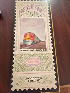 Vintage Aurora Micro N-scale Postage Stamp Trains #4703 Cannon Ball Train Set !!
