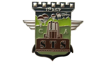 INSIGNE DU GENIE PARACHUTISTES 17° RGP LA COMPAGNIE D'APPUI STS - Picture 1 of 2
