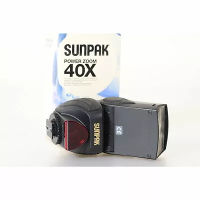 Sunpak PZ40X Power Zoom Flash for Nikon Digital Cameras - External Flash - Image 1 of 4