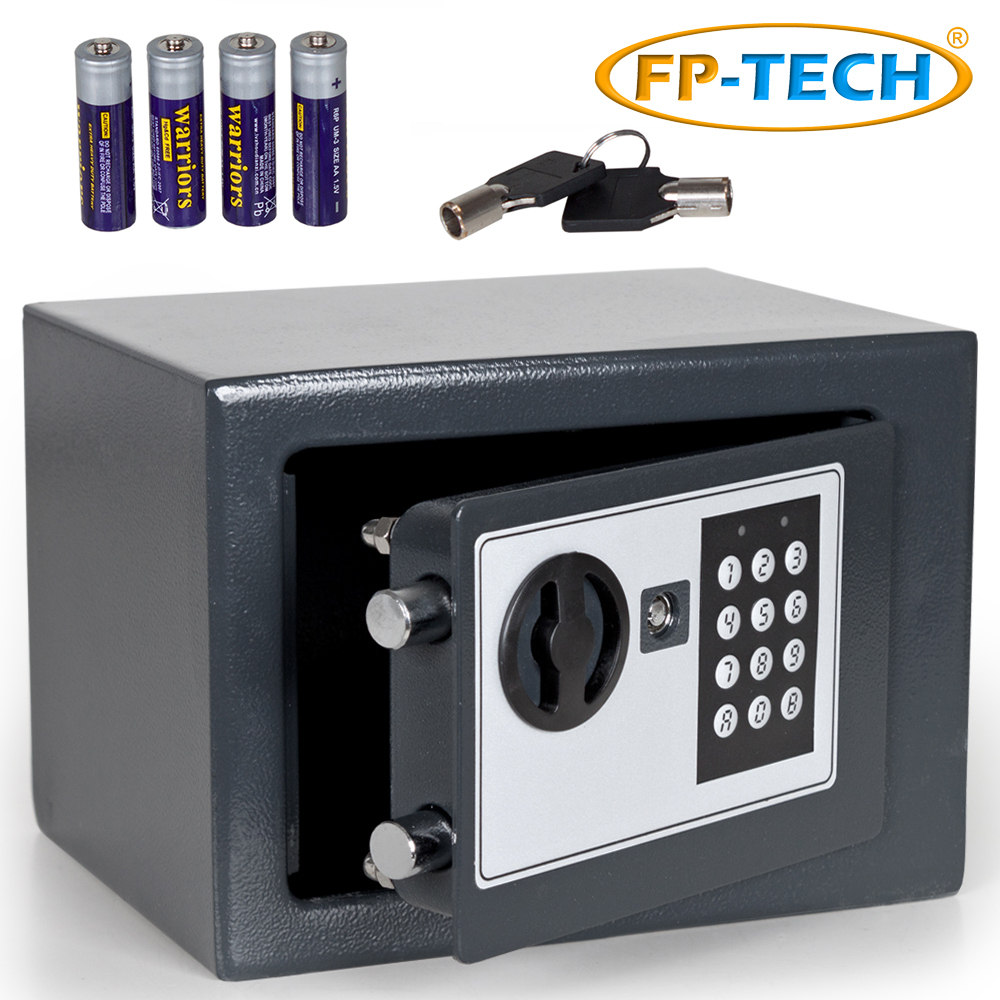 FP-TECH Cassaforte Elettronica Da Incasso A Muro Con Chiave - Bianca - Foto 7