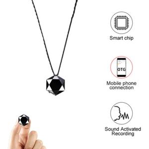 Mini Voice Activated Recorder masquer enregistrement écoute espion Sound collier - Imagen 1 de 10