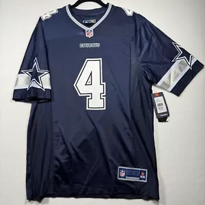Camiseta deportiva de los Dallas Cowboys Dak Prescott #4 Pro Line para hombre talla mediana nueva con etiquetas - Imagen 1 de 11