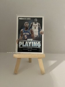 2020-21 NBA Hoops ￼ Immanuel Quickley Now Playing New York Knicks ￼￼#SS27