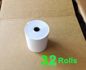 New 32 Rolls, 3" x 150' 1-ply Bond Paper Rolls for POS Cash Register - Picture 1 of 1