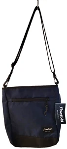 Flowfold Navy Nylon Crossbody Medium Damentasche Neu mit Etikett - Bild 1 von 2