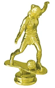 Weibliche Fußball Figur Spiel Sport Team Spieler Trophäe Auszeichnung NIEDRIG WIE $2,99 EA T-170 - Bild 1 von 2
